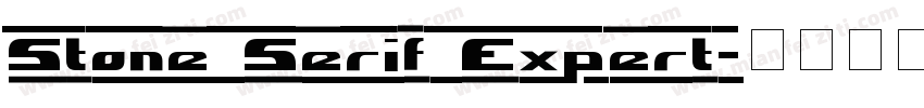 Stone Serif Expert字体转换